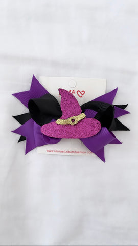 HALLOWEEN PURPLE WITCHES HAT