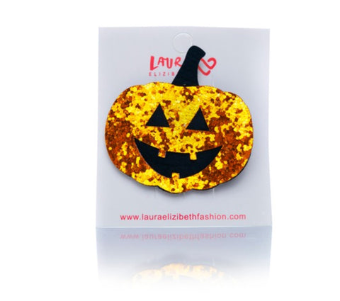 HALLOWEEN GLITTER PUMPKIN